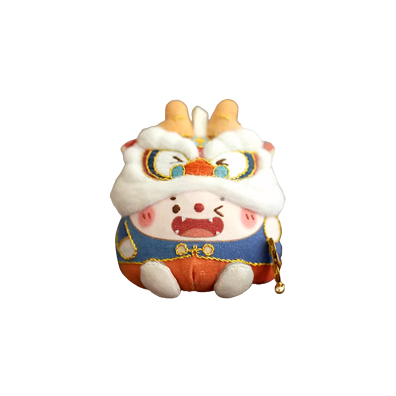 Zodiac lion Dragon rabbit doll embroidery diy material bag