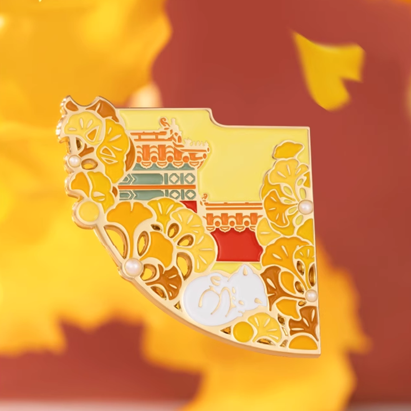 Forbidden City Four Seasons refrigerator sticker