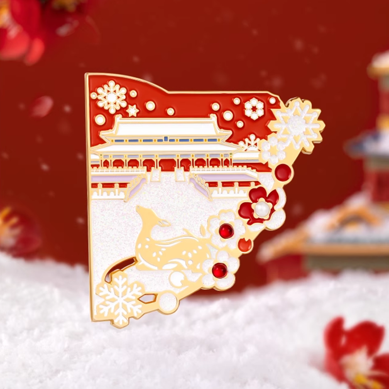 Forbidden City Four Seasons refrigerator sticker